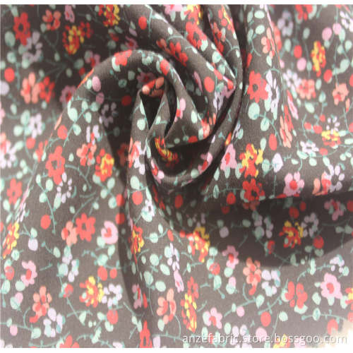 discharge printed fabric100%Ecovero rayon poplin fabric